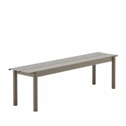 Outlet Linear Steel Bench Tuinbanken