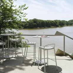 Clearance Linear Steel Café Bartafel Tuintafels