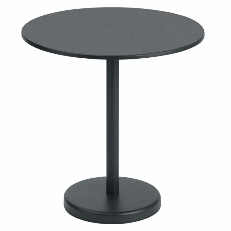 Linear Steel Café Tafel Tuintafels|Eettafels