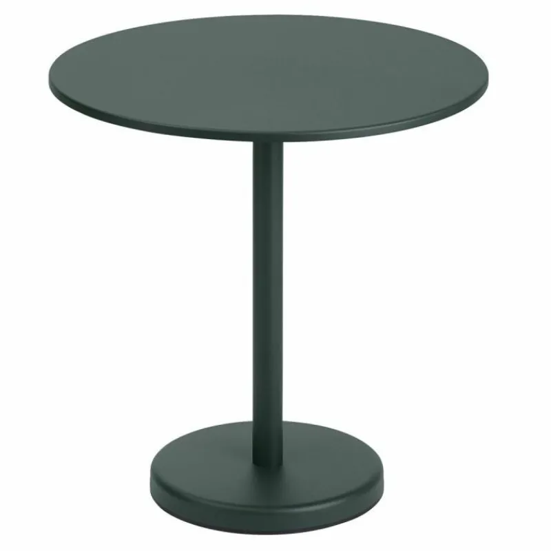 Linear Steel Café Tafel Tuintafels|Eettafels