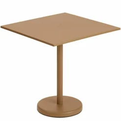Linear Steel Café Tafel Tuintafels|Eettafels