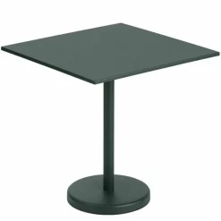 Linear Steel Café Tafel Tuintafels|Eettafels