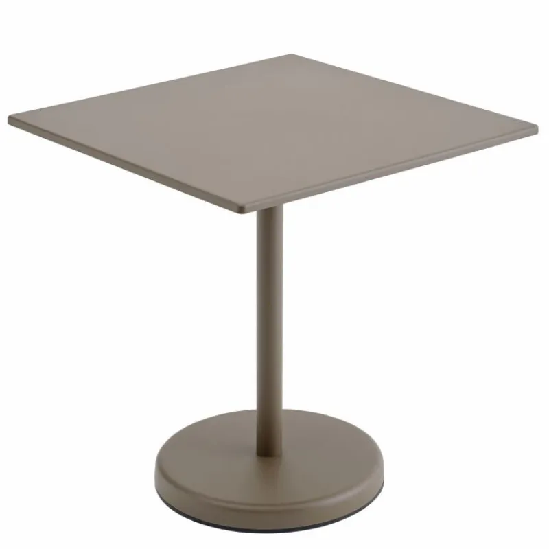 Linear Steel Café Tafel Tuintafels|Eettafels