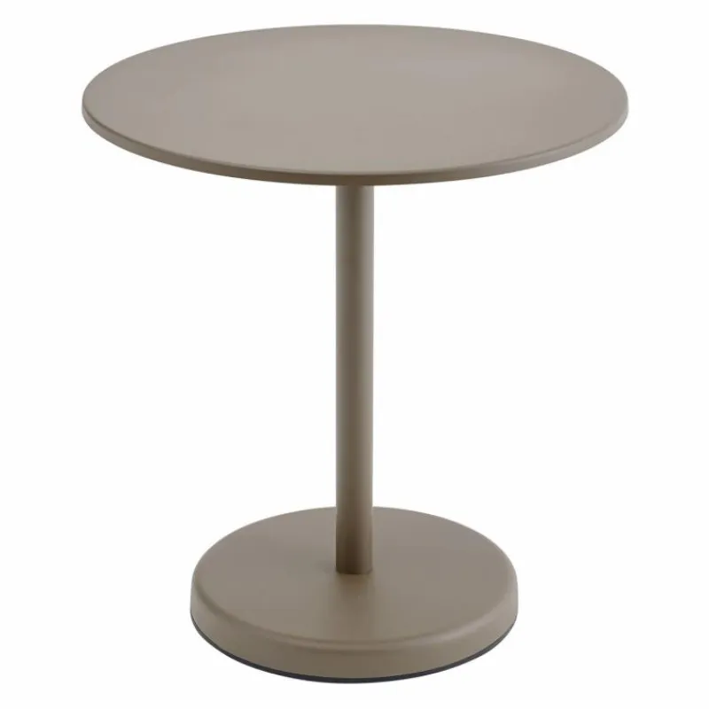 Linear Steel Café Tafel Tuintafels|Eettafels