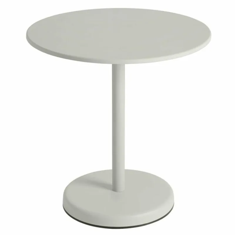 Linear Steel Café Tafel Tuintafels|Eettafels