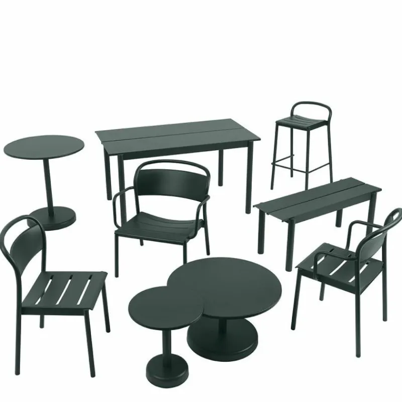 Outlet Linear Steel Salontafel Tuin Salon- En Bijzettafels