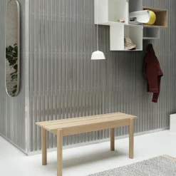 Online Linear Wood Bank Houten Banken|Eetkamerbanken