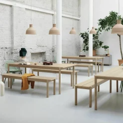 Online Linear Wood Bank Houten Banken|Eetkamerbanken