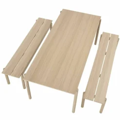 Online Linear Wood Bank Houten Banken|Eetkamerbanken