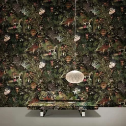 Clearance Menagerie of Extinct Animals Behang Raven Behang