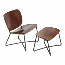 Discount Miller Loungechair + Ottoman Loungestoelen