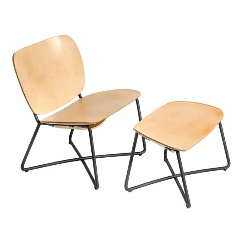 Discount Miller Loungechair + Ottoman Loungestoelen