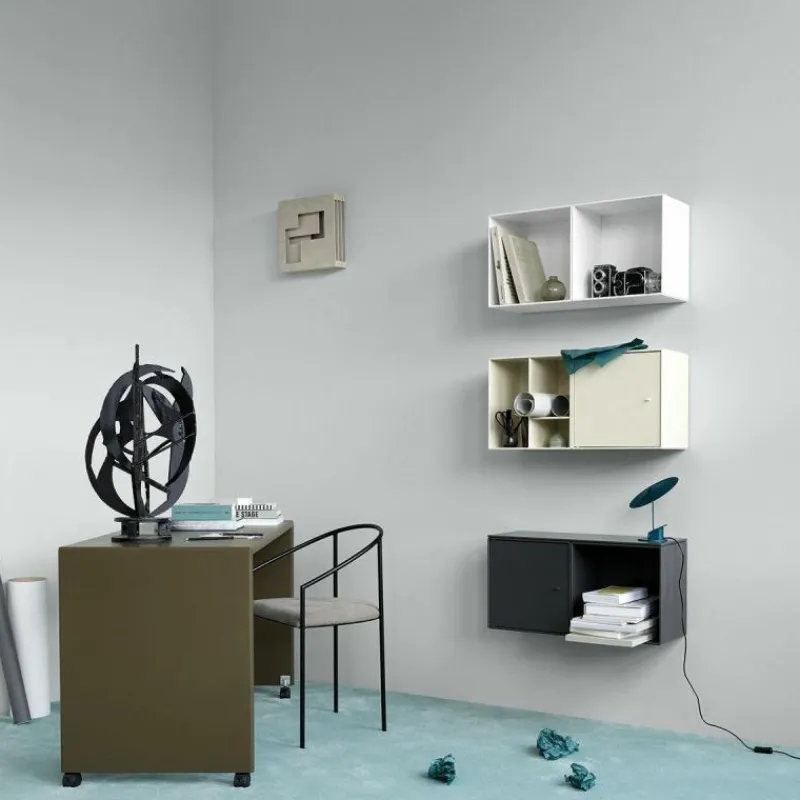 Online Mini Wandmodule Met Planken Opbergkastjes|Wandkasten