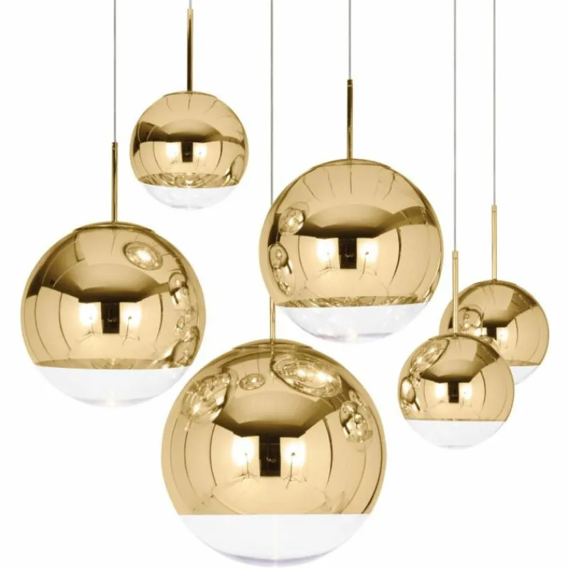 Discount Mirror Ball Gold Hanglamp Hanglampen
