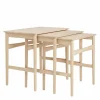 Discount Nesting Bijzettafels, set van 3 Bijzettafels