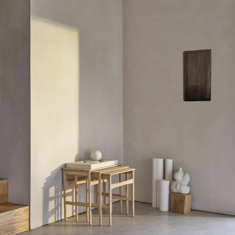 Discount Nesting Bijzettafels, set van 3 Bijzettafels