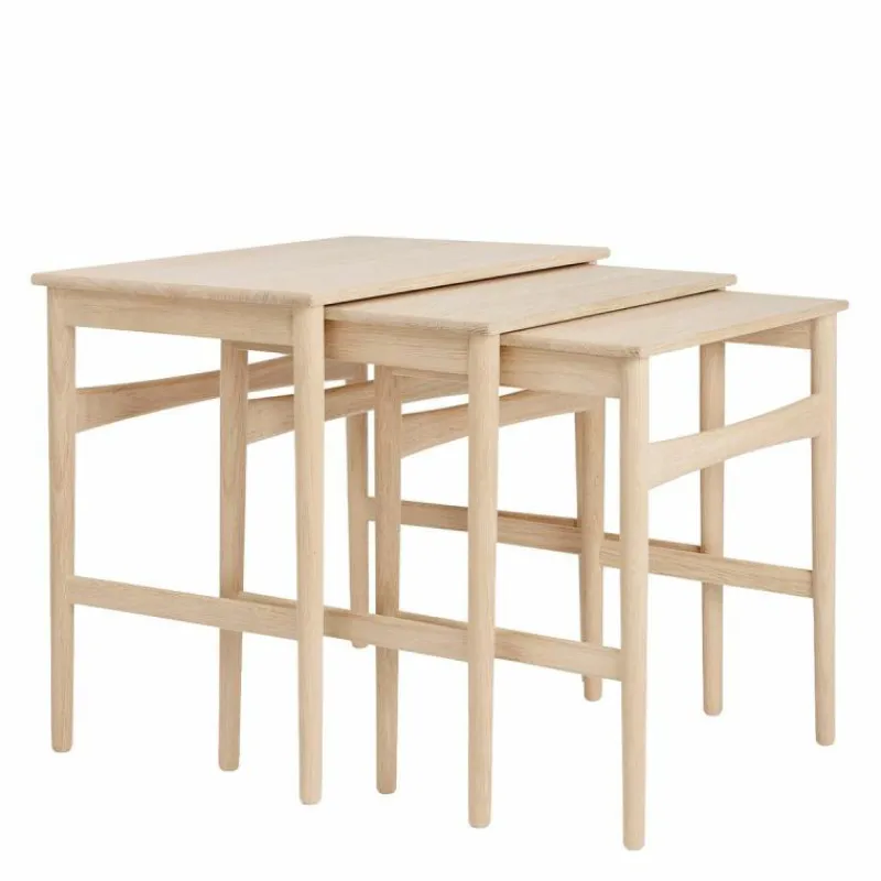Discount Nesting Bijzettafels, set van 3 Bijzettafels
