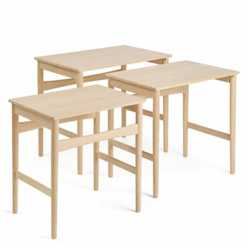 Discount Nesting Bijzettafels, set van 3 Bijzettafels