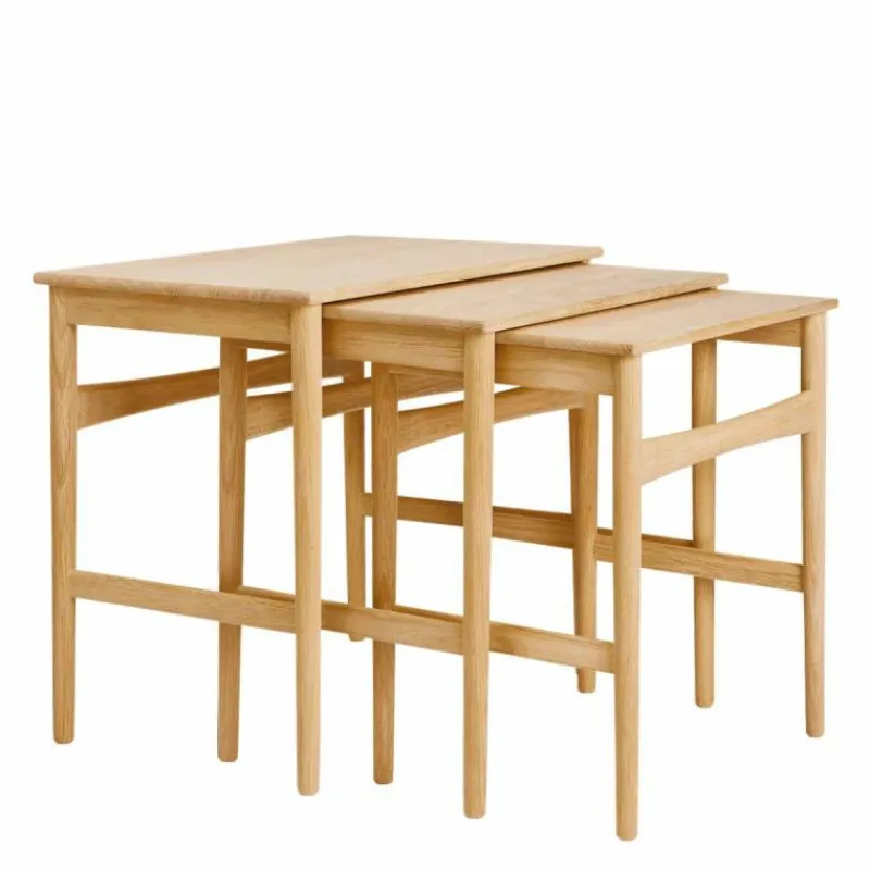 Discount Nesting Bijzettafels, set van 3 Bijzettafels