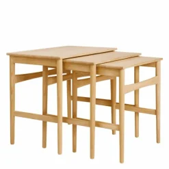 Discount Nesting Bijzettafels, set van 3 Bijzettafels