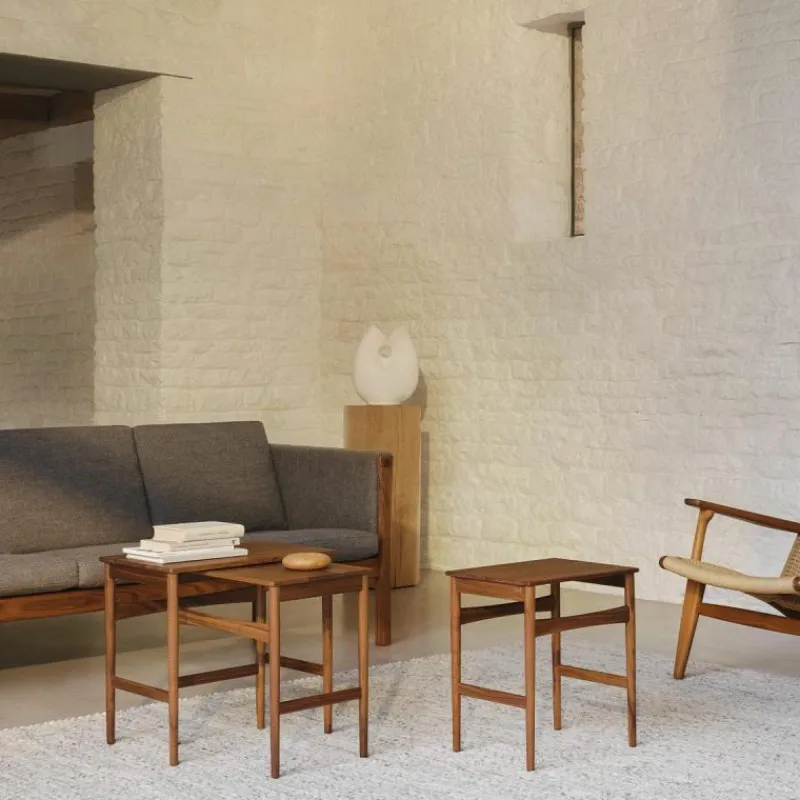 Discount Nesting Bijzettafels, set van 3 Bijzettafels