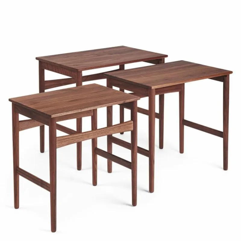 Discount Nesting Bijzettafels, set van 3 Bijzettafels