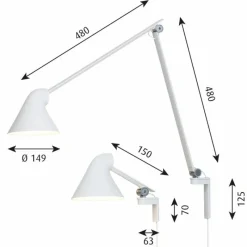 New NJP Wandlamp Korte Arm Wandlampen