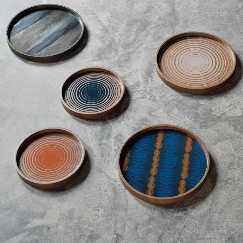 Clearance Organic Dienblad Rond Dienbladen