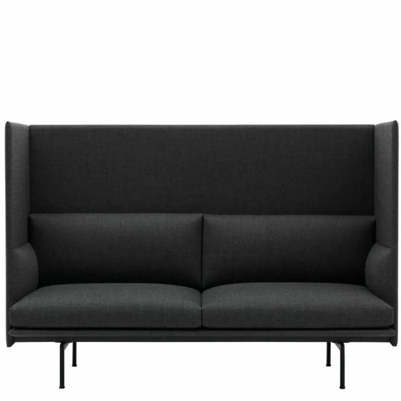 Hot Outline Highback Bank 2-Zits Banken