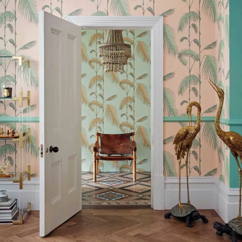 Online Palm Leaves Behang Behang