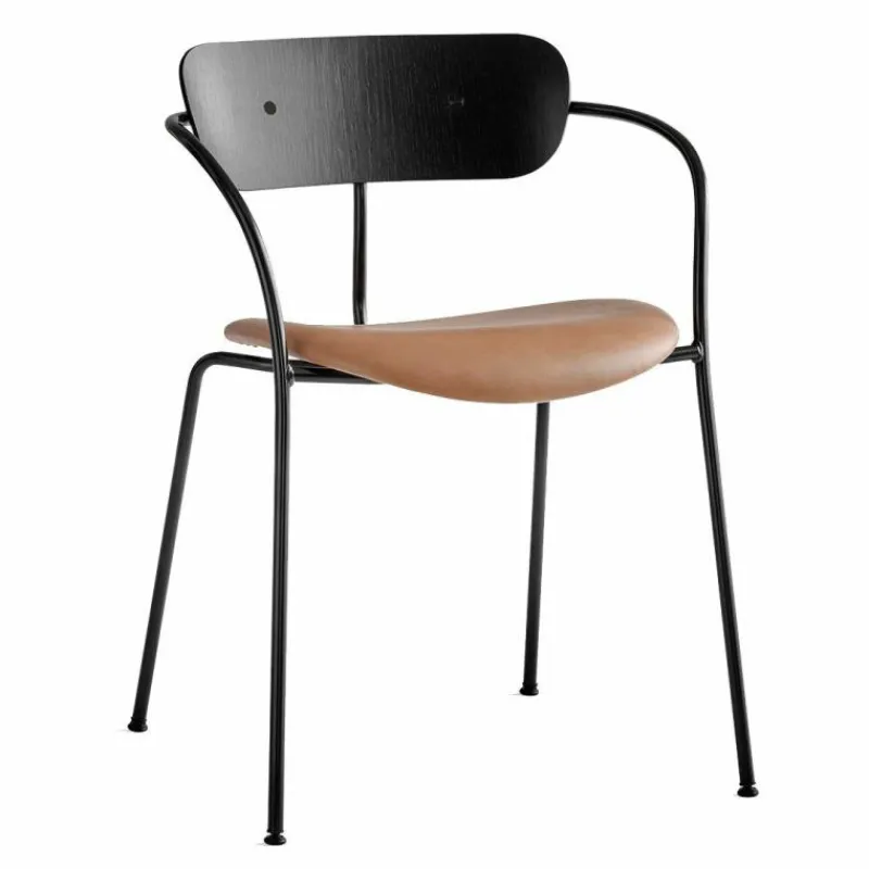 Clearance Pavilion AV4 Armstoel, gestoffeerd Eetkamerstoelen