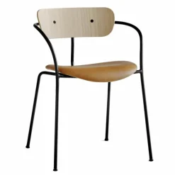 Clearance Pavilion AV4 Armstoel, gestoffeerd Eetkamerstoelen