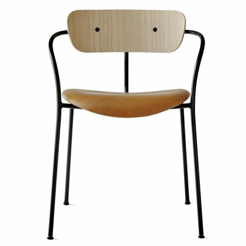 Clearance Pavilion AV4 Armstoel, gestoffeerd Eetkamerstoelen