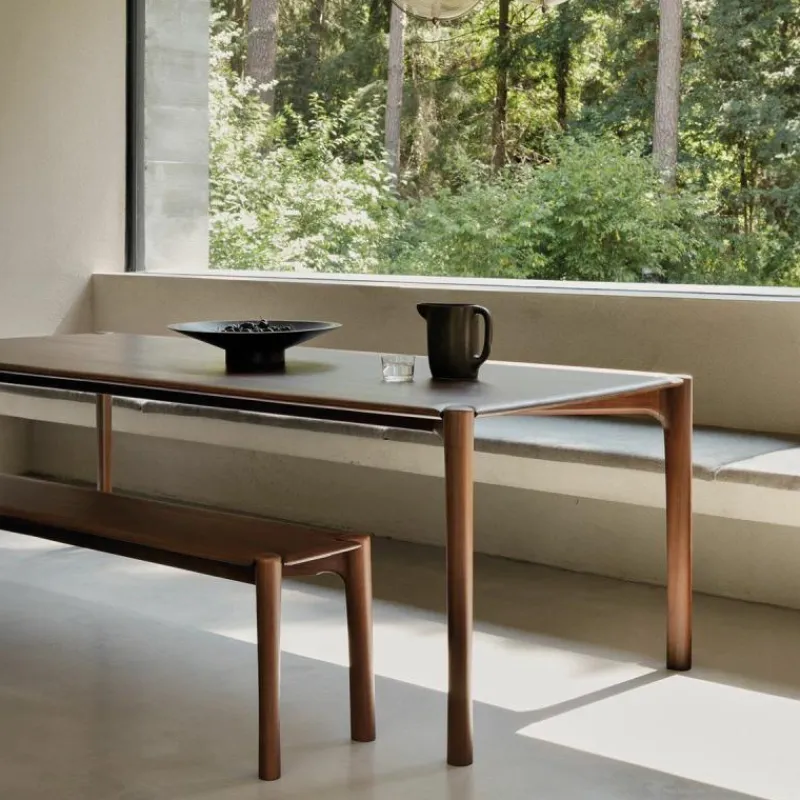 New PI Eetkamerbank Houten Banken|Eetkamerbanken