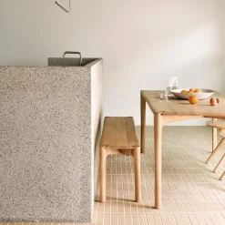 New PI Eetkamerbank Houten Banken|Eetkamerbanken