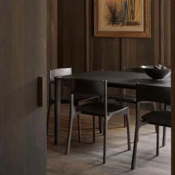 New PI Eettafel Teak Dark Brown Eettafels