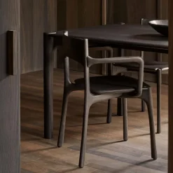 New PI Eettafel Teak Dark Brown Eettafels