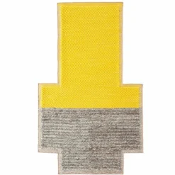Hot Plait Mangas Space Vloerkleed Yellow Vloerkleden