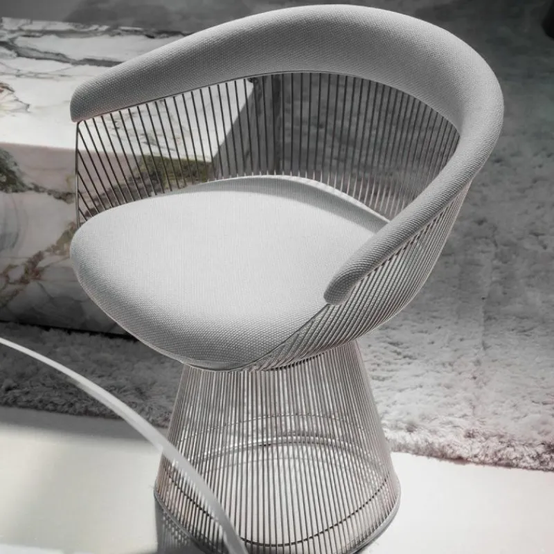 New Platner Armstoel Eetkamerstoelen