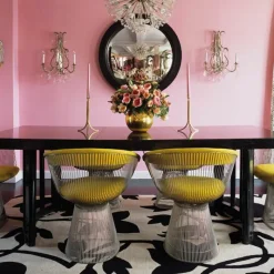 New Platner Armstoel Eetkamerstoelen