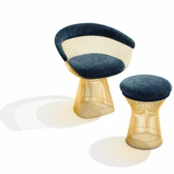 New Platner Armstoel Eetkamerstoelen