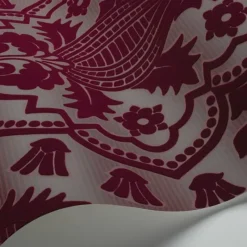 Clearance Pugin Palace Flock Behang Behang