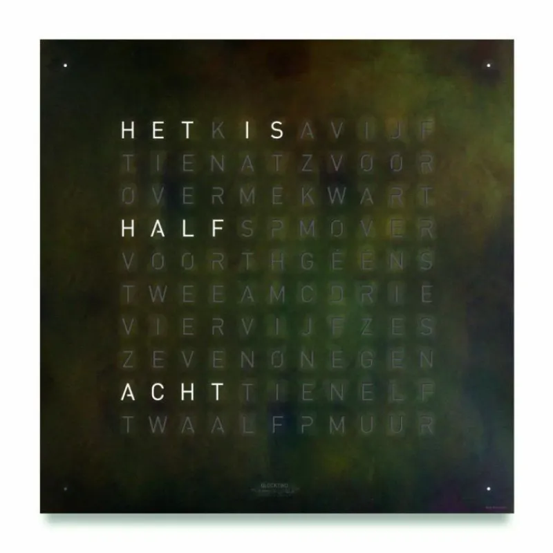 Best QLOCKTWO Earth 90 Creator's Edition Klok Klokken