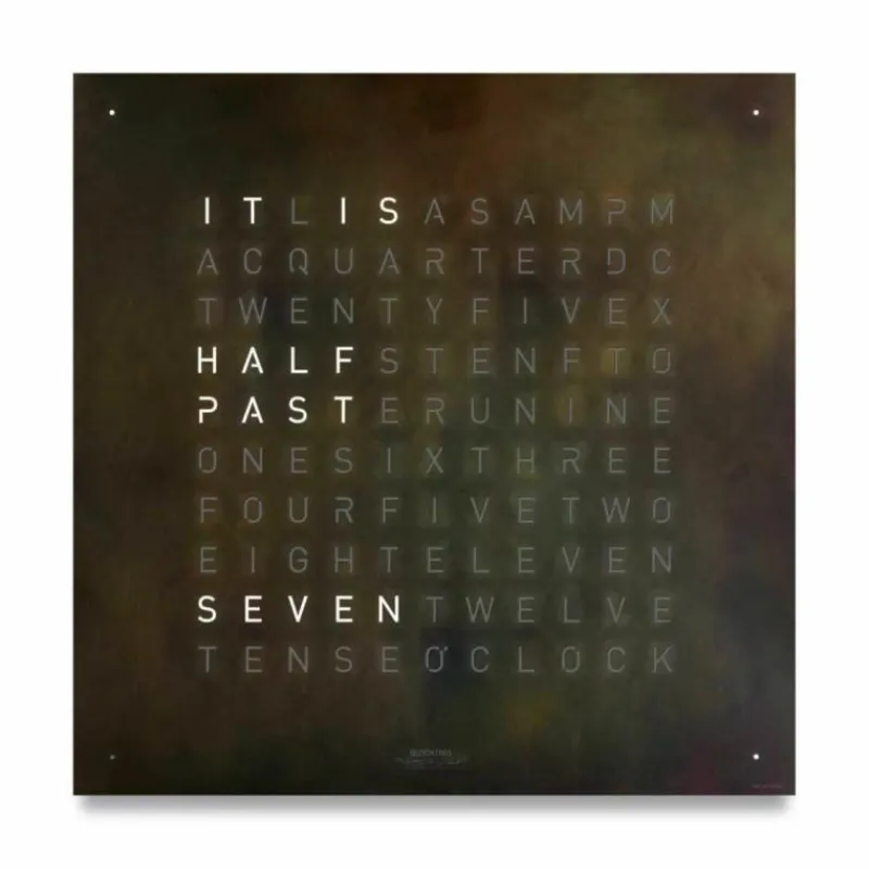 Best QLOCKTWO Earth 90 Creator's Edition Klok Klokken