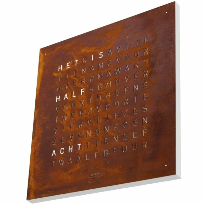 Discount QLOCKTWO Earth 45 Creator's Edition Klok Klokken