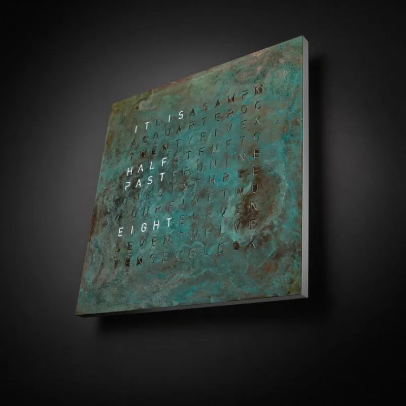 Discount QLOCKTWO Earth 45 Creator's Edition Klok Klokken