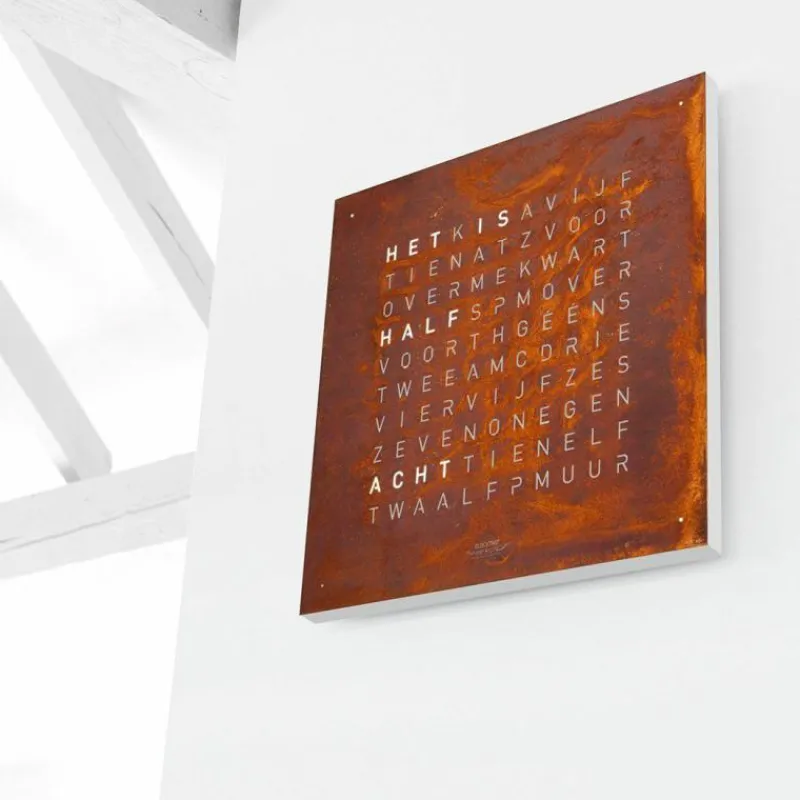 Discount QLOCKTWO Earth 45 Creator's Edition Klok Klokken