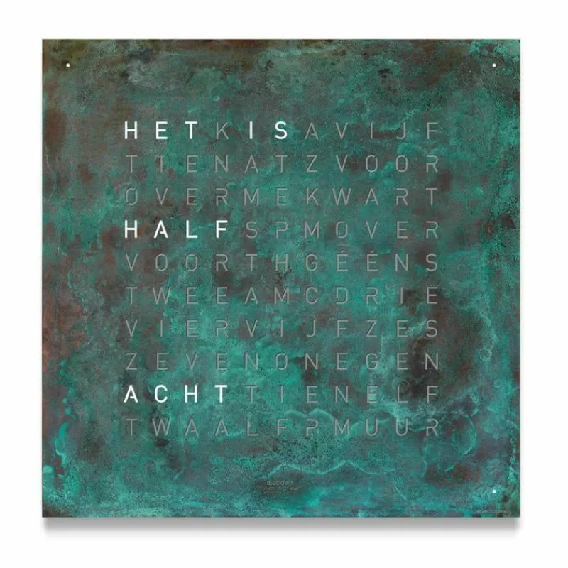 Discount QLOCKTWO Earth 45 Creator's Edition Klok Klokken