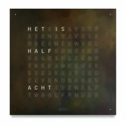 Discount QLOCKTWO Earth 45 Creator's Edition Klok Klokken