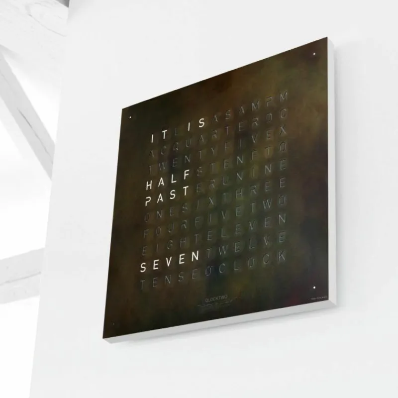 Discount QLOCKTWO Earth 45 Creator's Edition Klok Klokken